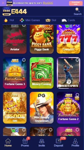 E444 game apk catagories